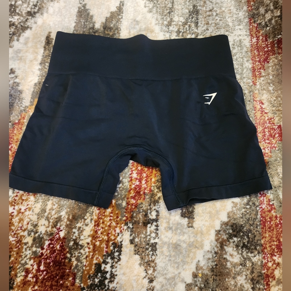 WomensNavy Blue Gym Shorts- Gymshark